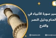 تفسير سورة الأنبياء في المنام ودليل النصر والفرج تفسير حلم سورة الأنبياء في المنام