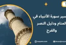 تفسير حلم سورة الأنبياء في المنام