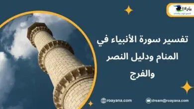 تفسير سورة الأنبياء في المنام ودليل النصر والفرج تفسير حلم سورة الأنبياء في المنام
