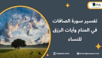 تفسير سورة الصافات في المنام وآيات الرزق للنساء تفسير حلم سورة الصافات في المنام