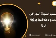 تفسير حلم سورة النور في المنام