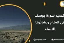 تفسير حلم سورة يوسف في المنام