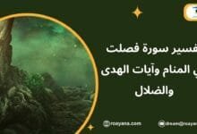 تفسير حلم سورة فصلت في المنام