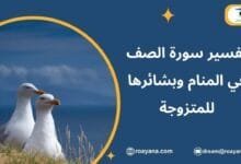 تفسير حلم سورة الصف في المنام