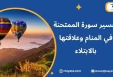 تفسير حلم سورة الممتحنة في المنام