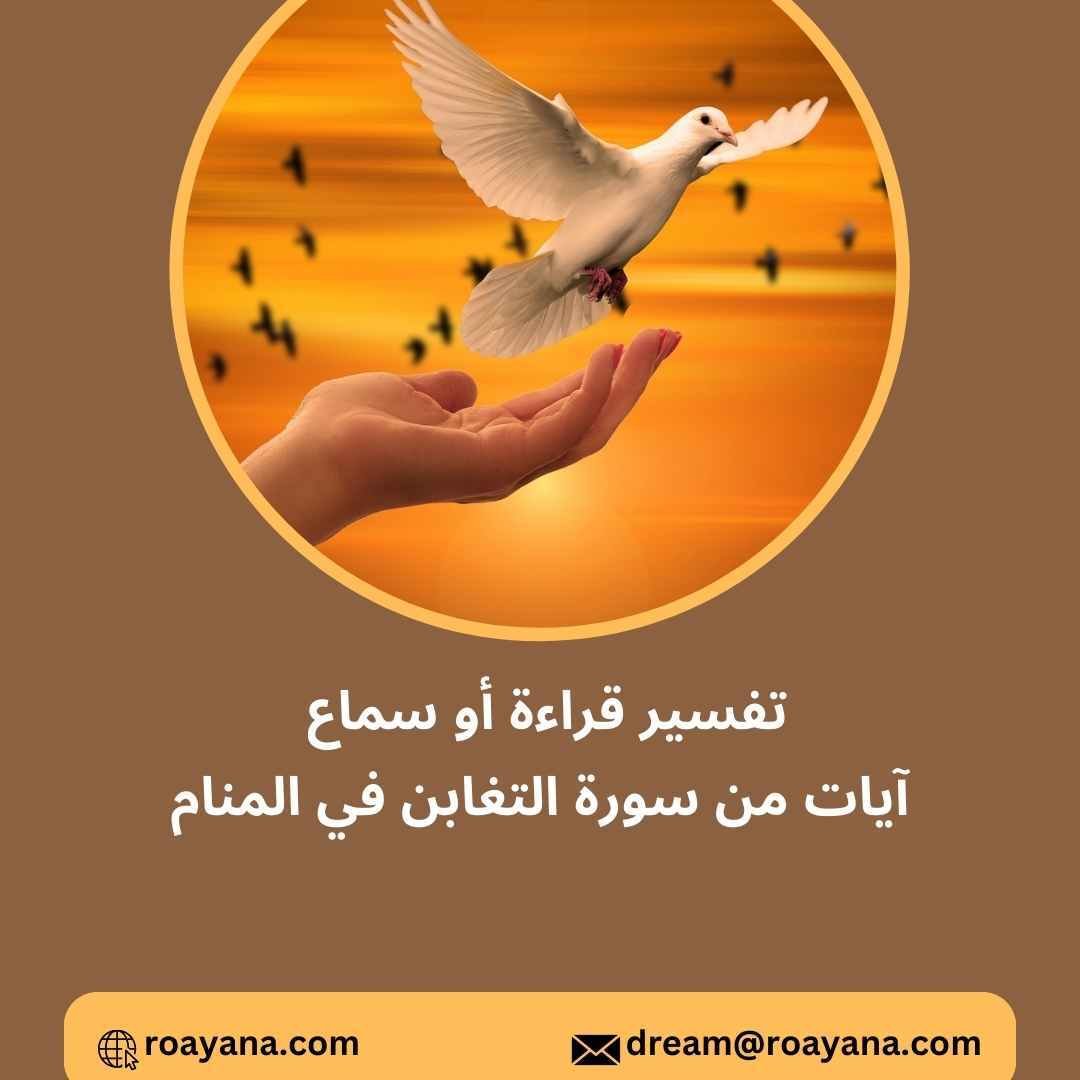 تفسير سورة التغابن في المنام وعلاقتها بفتنة المال والأولاد تفسير الاحلام لابن سيرين سورة التغابن في المنام