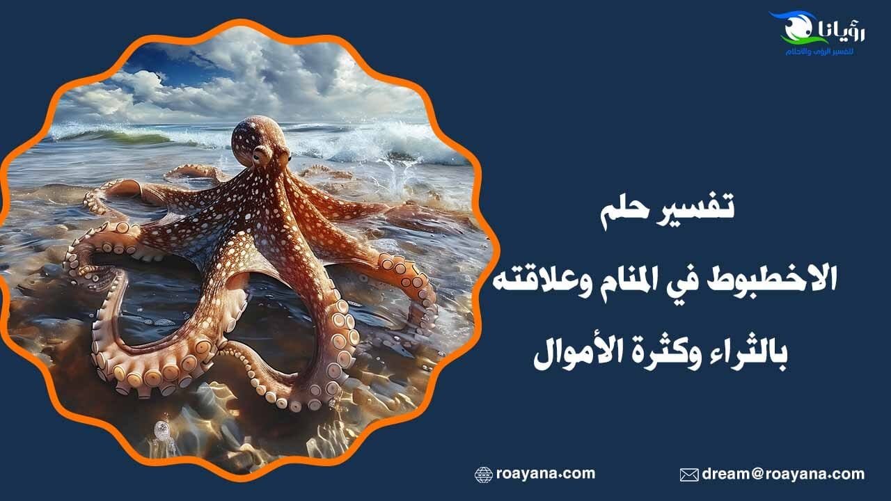 تفسير حلم الاخطبوط في المنام وعلاقته بالثراء وكثرة الأموال تفسير رؤية الاخطبوط في المنام