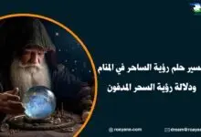 تفسير حلم رؤية الساحر في المنام ودلالة رؤية السحر المدفون تفسير رؤية الساحر في المنام