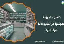 تفسير رؤية الصيدلية في المنام