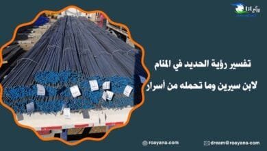 تفسير حلم الحديد في المنام