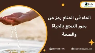الماء في المنام رمز من رموز التمتع بالحياة والصحة تفسير رؤية الماء في المنام