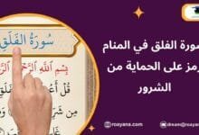 تفسير حلم سورة الفلق في المنام