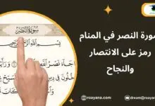 تفسير رؤية سورة النصر في المنام