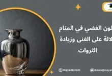 تفسير حلم اللون الفضي في المنام