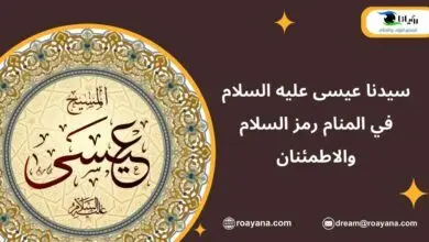 سيدنا عيسى عليه السلام في المنام