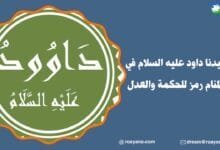 سيدنا داود عليه السلام في المنام رمز للحكمة والعدل