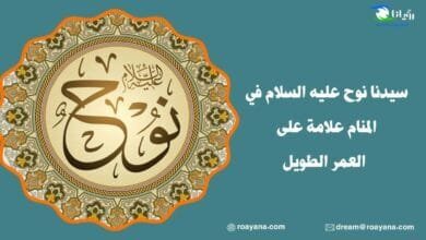 سيدنا نوح عليه السلام في المنام علامة على العمر الطويل سيدنا نوح عليه السلام في المنام
