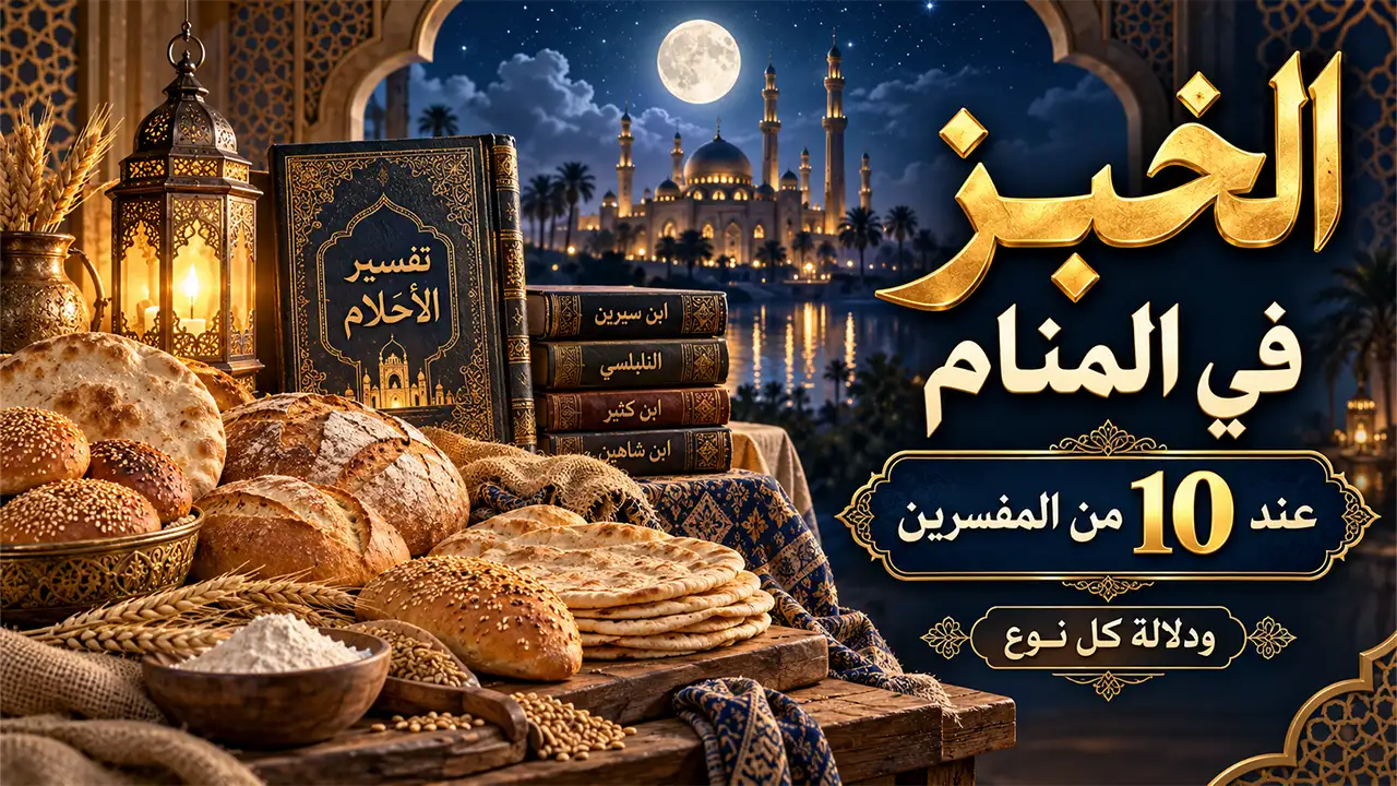 تفسير الخبز في المنام عند 10 من المفسرين ودلالة كل نوع معنى ودلالة تفسير الخبز في المنام