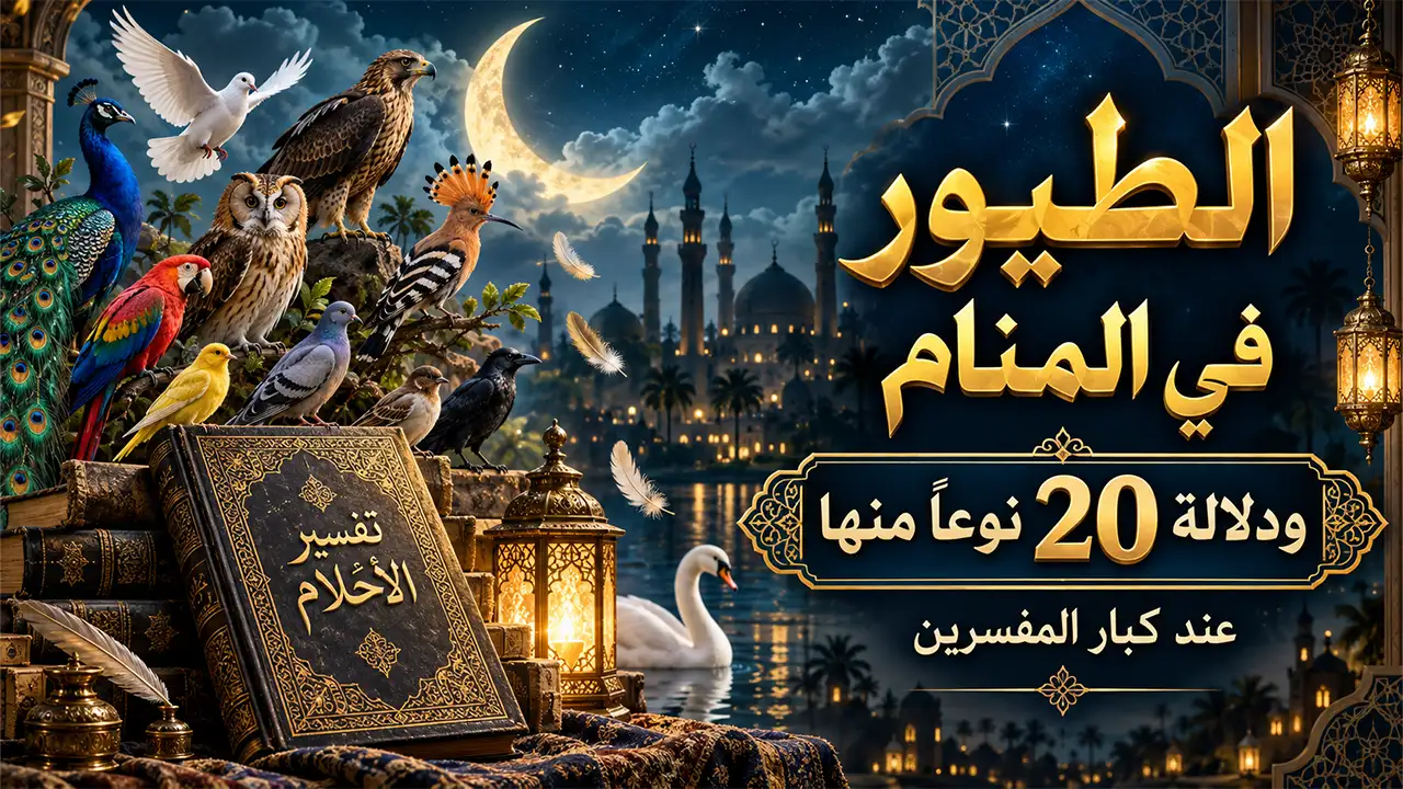 الطيور في المنام ودلالة 20 نوعاً منها عند كبار المفسرين تفسير رؤية الطيور في المنام